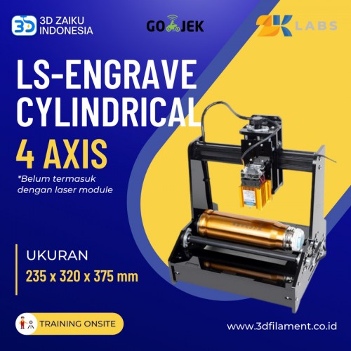 Zaiku CNC Laser Engraving Machine Cylindrical Bottle 4 Axis Rotary